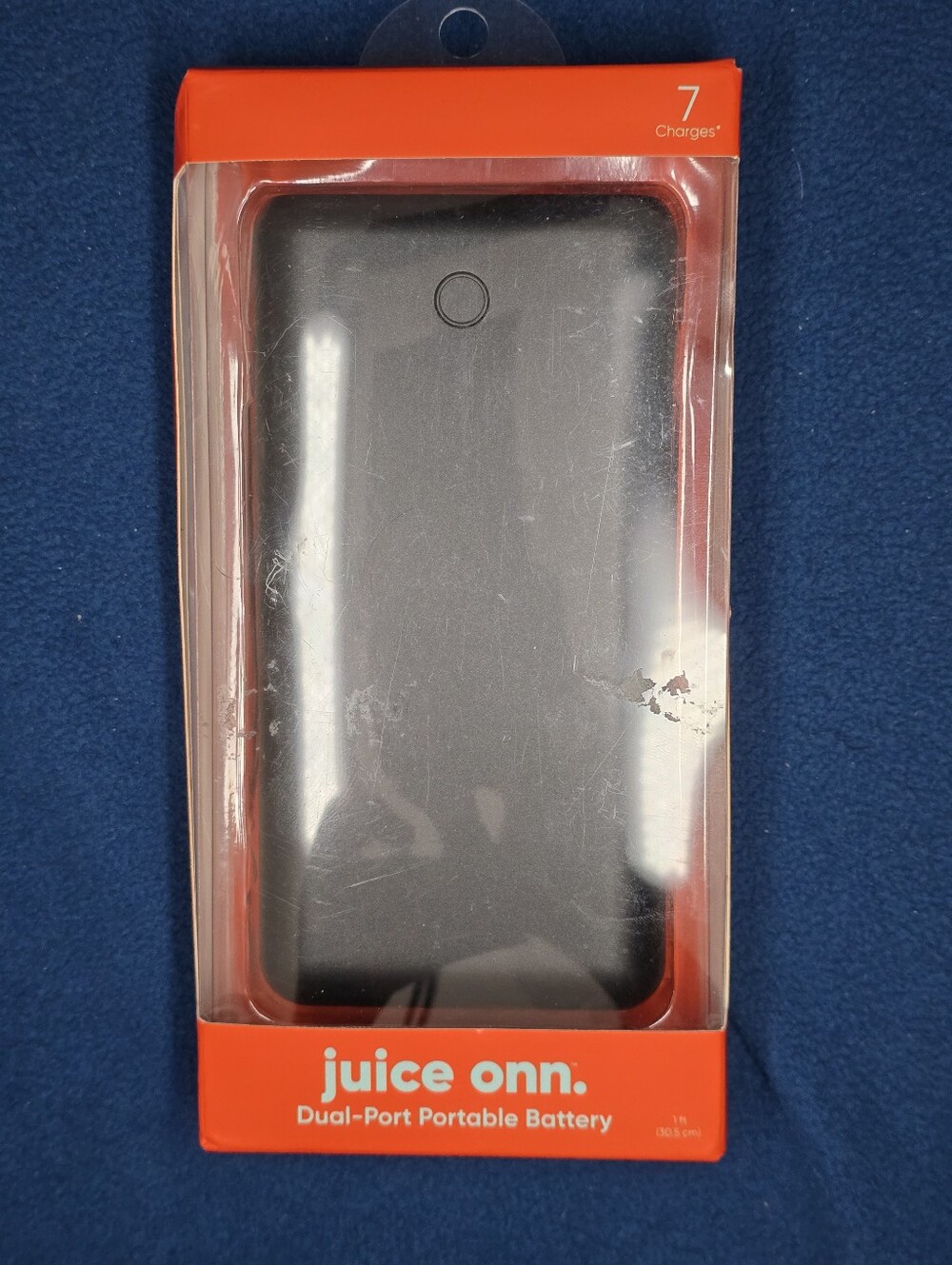 NEW Onn 20,000 mAh Dual Port Portable Power Bank/ Phone Charger-iphone,galaxy